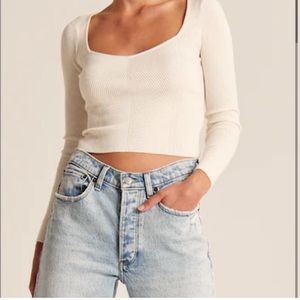 Abercrombie Square-Neck Sweater